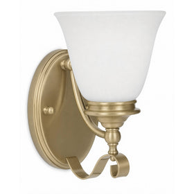 Dallas Wall Light Satin Brass by Lode Lighting