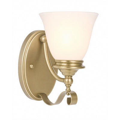 Dallas Wall Light Satin Brass by Lode Lighting