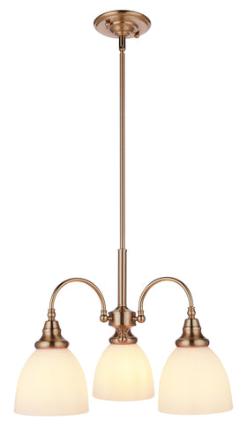 Benson 3 Light Pendant Arms Down by Lode Lighting