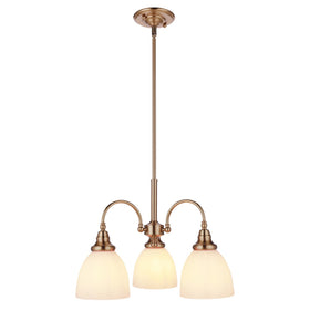 Benson 3 Light Pendant Arms Down by Lode Lighting
