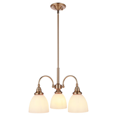 Benson 3 Light Pendant Arms Down by Lode Lighting
