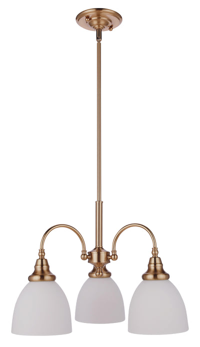 Benson 3 Light Pendant Arms Down by Lode Lighting