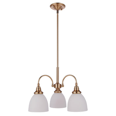 Benson 3 Light Pendant Arms Down by Lode Lighting