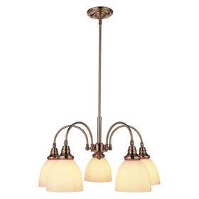 Benson 5 Light Pendant Arms Down by Lode Lighting