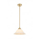 Dallas 1 Light Single Pendant Satin Brass