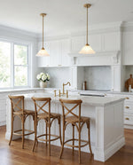 Dallas 1 Light Single Pendant Satin Brass