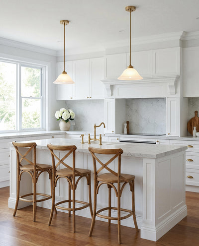 Dallas 1 Light Single Pendant Satin Brass