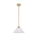 Dallas 1 Light Single Pendant Satin Brass