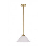 Dallas 1 Light Single Pendant Satin Brass