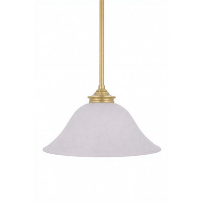 Dallas 1 Light Single Pendant Satin Brass