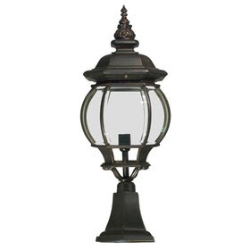 Flinders Large IP44 Outdoor Pillar Mount Antique Bronze