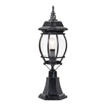 Flinders Medium IP44 Outdoor Pillar Mount Antique Black