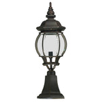 Flinders Medium IP44 Outdoor Pillar Mount Antique Bronze