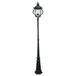Flinders Large IP44 Standard Outdoor Garden Post Light Antique Black