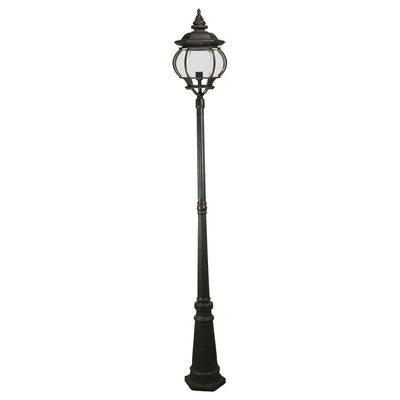 Flinders Large IP44 Standard Outdoor Garden Post Light Antique Bronze