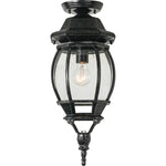 Flinders Medium IP44 Outdoor Under Eave Antique Black