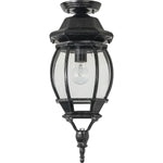 Flinders Medium IP44 Outdoor Under Eave Antique Black