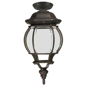 Flinders Medium IP44 Outdoor Under Eave Antique Bronze