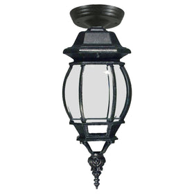 Flinders Small IP44 Outdoor Under Eave Antique Black