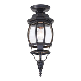 Flinders Small IP44 Outdoor Under Eave Antique Bronze