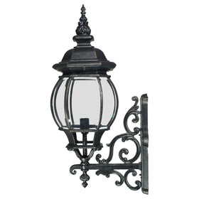 Flinders Large IP44 Outdoor Wall Light Antique Black