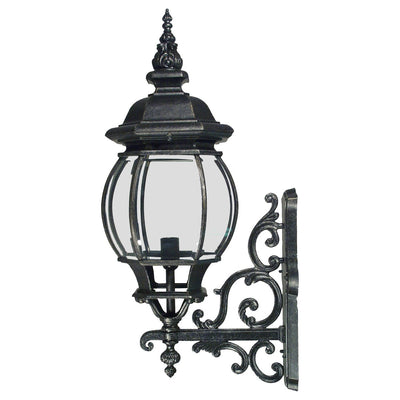 Flinders Large IP44 Outdoor Wall Light Antique Black