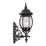 Flinders Medium IP44 Outdoor Wall Light Antique Black