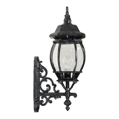 Flinders Medium IP44 Outdoor Wall Light Antique Black