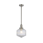 Jefferson Small Rod Pendant Clear Brushed by Lode Lighting