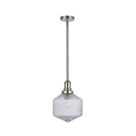 Jefferson Small Rod Pendant Clear Brushed by Lode Lighting