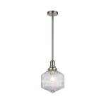Jefferson Small Rod Pendant Clear Brushed by Lode Lighting