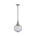 Jefferson Small Rod Pendant Clear Brushed by Lode Lighting