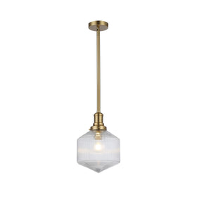 Jefferson Small Rod Pendant Clear by Lode Lighting