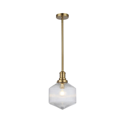 Jefferson Small Rod Pendant Clear by Lode Lighting