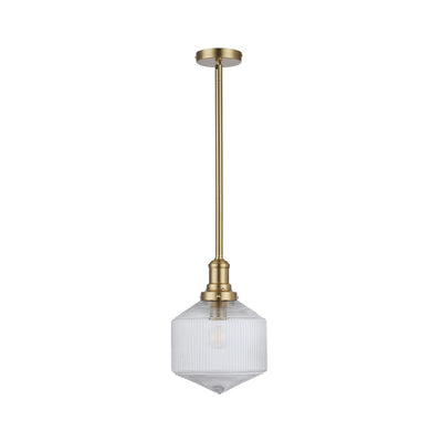 Jefferson Small Rod Pendant Clear by Lode Lighting