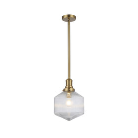 Jefferson Small Rod Pendant Clear by Lode Lighting