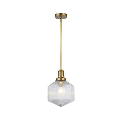Jefferson Small Rod Pendant Clear by Lode Lighting