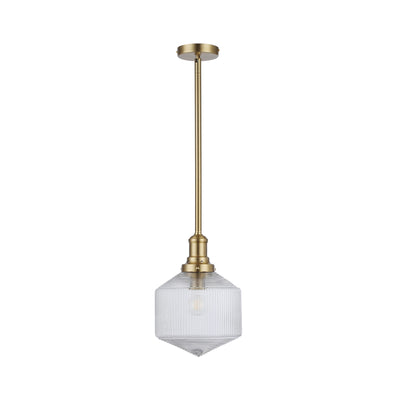 Jefferson Small Rod Pendant Clear by Lode Lighting