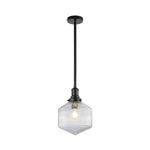 Jefferson Small Rod Pendant Clear Matte by Lode Lighting