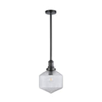 Jefferson Small Rod Pendant Clear Matte by Lode Lighting