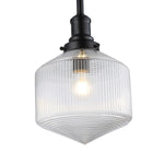 Jefferson Small Rod Pendant Clear Matte by Lode Lighting