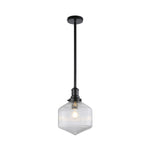 Jefferson Small Rod Pendant Clear Matte by Lode Lighting