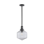 Jefferson Small Rod Pendant Clear Matte by Lode Lighting