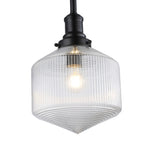 Jefferson Small Rod Pendant Clear Matte by Lode Lighting