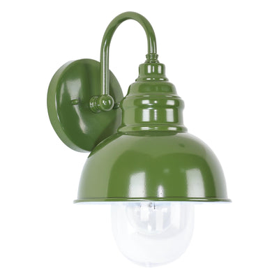Parkway Small Outdoor Wall Light Olive Green by Lode Lighting