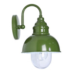 Parkway Small Outdoor Wall Light Olive Green by Lode Lighting