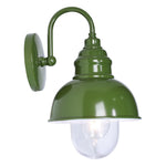Parkway Small Outdoor Wall Light Olive Green by Lode Lighting