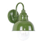 Parkway Small Outdoor Wall Light Olive Green by Lode Lighting