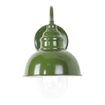 Parkway Small Outdoor Wall Light Olive Green by Lode Lighting