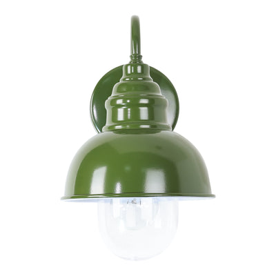 Parkway Small Outdoor Wall Light Olive Green by Lode Lighting